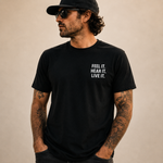 Feel It. Hear It. Live It. Unisex Short Sleeve T-Shirt
